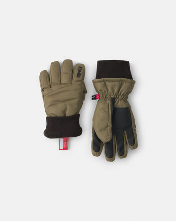 Boys Kombi Peaked Gloves - Khaki, 