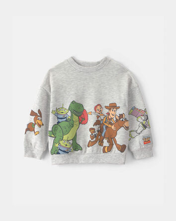 Toddler Boy Pixar&copy; Toy Story French Terry Long-Sleeve Pullover Sweatshirt - Grey, 