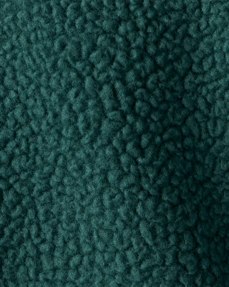 Baby Boy 3-Piece Cactus Fleece Zip-Up Jacket Outfit Set, image 4 of 7 slides