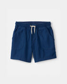 Boys Twill Shorts - Blue, image 1 of 4 slides