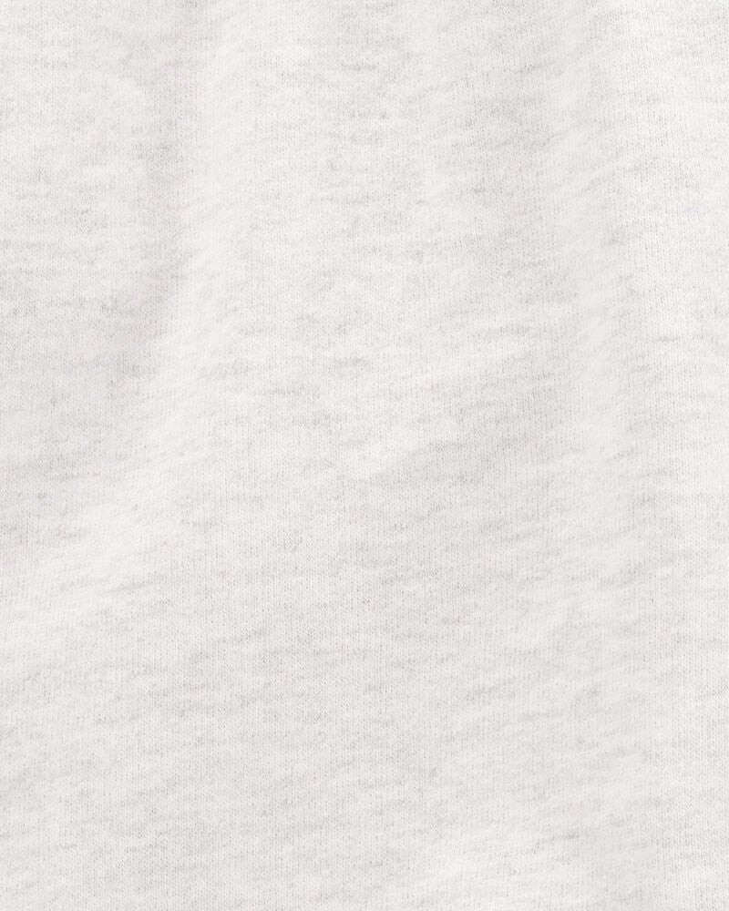 Kid Pull-On French Terry Shorts - Grey, image 3 of 4 slides