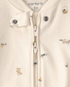 Baby Easter Bunny 100% Cotton Sleeper -Cream, image 2 of 5 slides