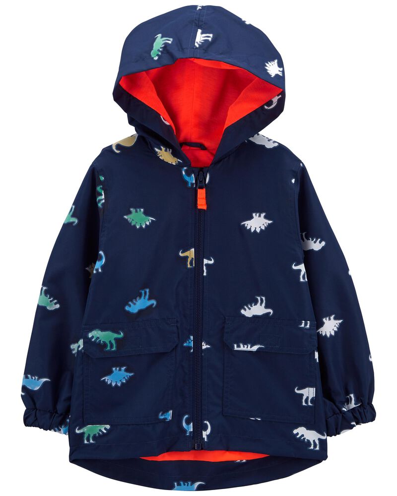Colour-Changing Dino Rain Jacket, image 2 of 5 slides