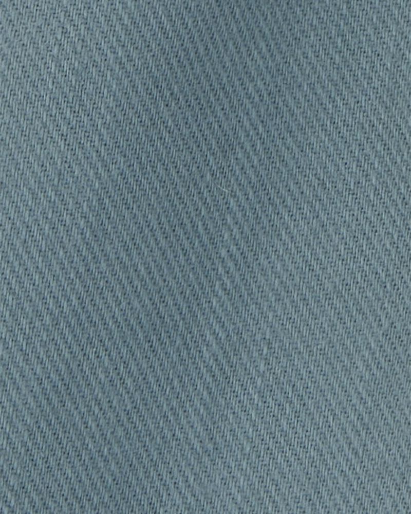 Kid Pull-On Twill Shorts - Green, image 3 of 4 slides