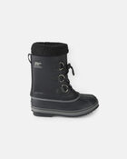 Boys SOREL Yoot Pac&trade; Winter Snow Boot - Black, image 3 of 3 slides