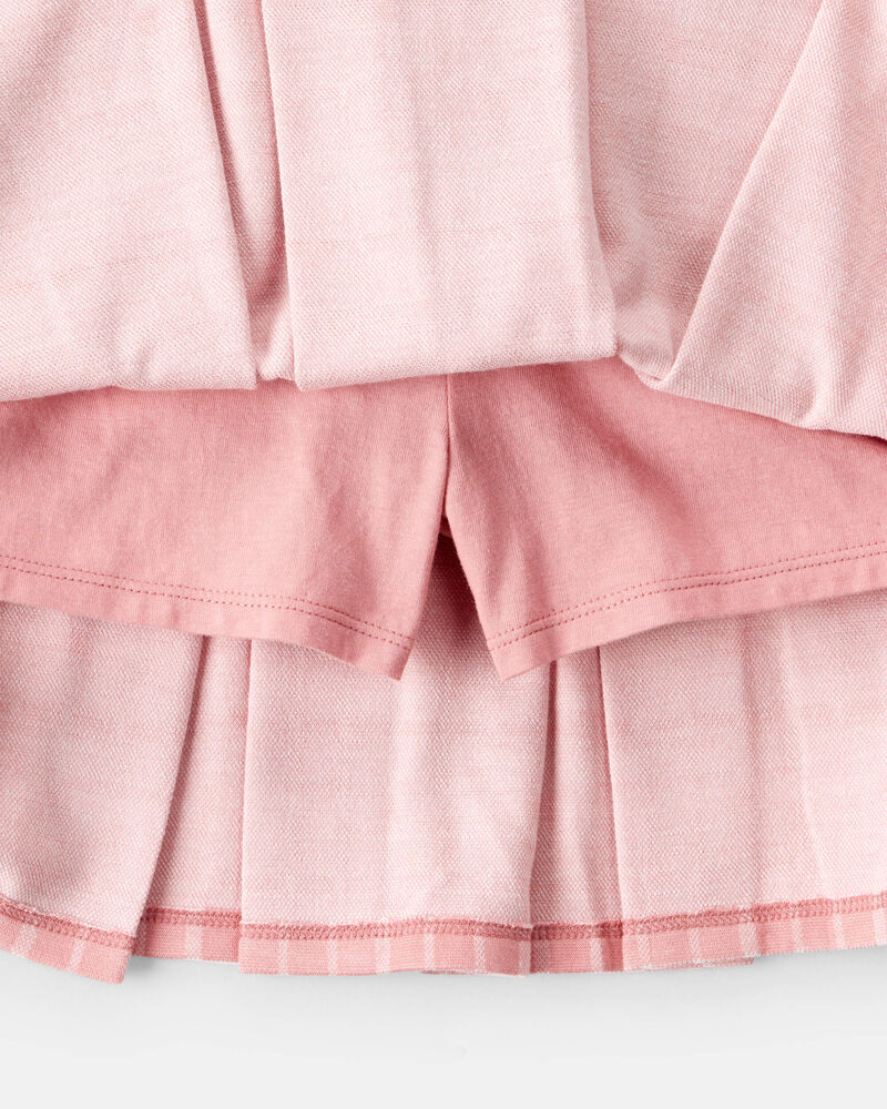 Kid Plaid Pull-On Skort, image 2 of 5 slides