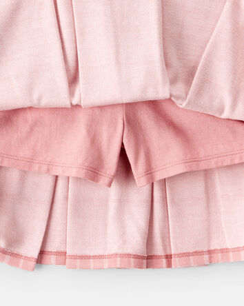 Kid Plaid Pull-On Skort, 