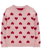 Kid Valentine's Day Heart Sweater, image 1 of 3 slides