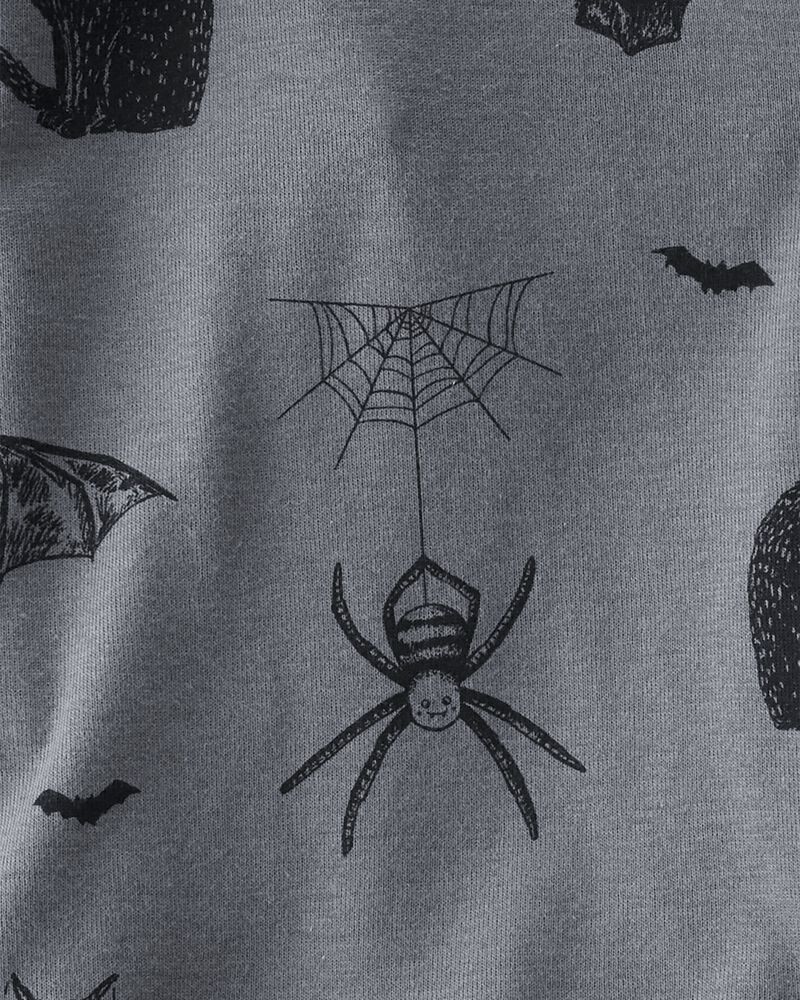 Baby Organic Cotton Pyjamas in Spooky Shadow Print, image 3 of 5 slides
