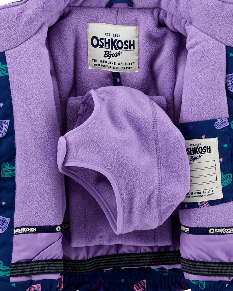 Baby 2-Piece Snowsuit With Bonus Hat And Neck Warmer, image 4 of 13 slides