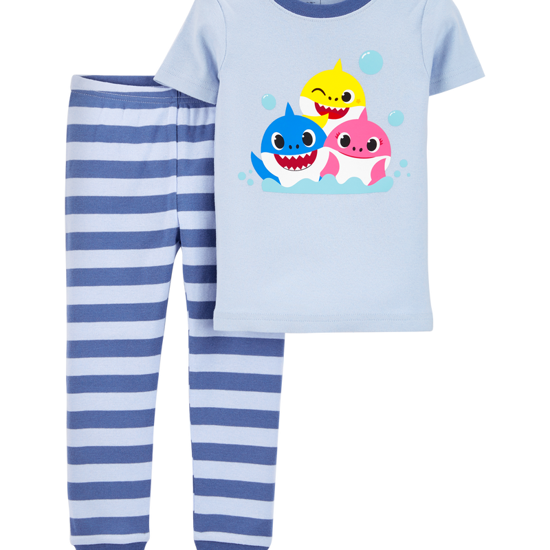 Blue Toddler 2 Piece Baby Shark TM 100 Snug Fit Cotton Pyjamas Carter s Oshkosh Canada