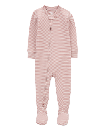 Baby 1-Piece Striped PurelySoft Footie Pyjamas, 
