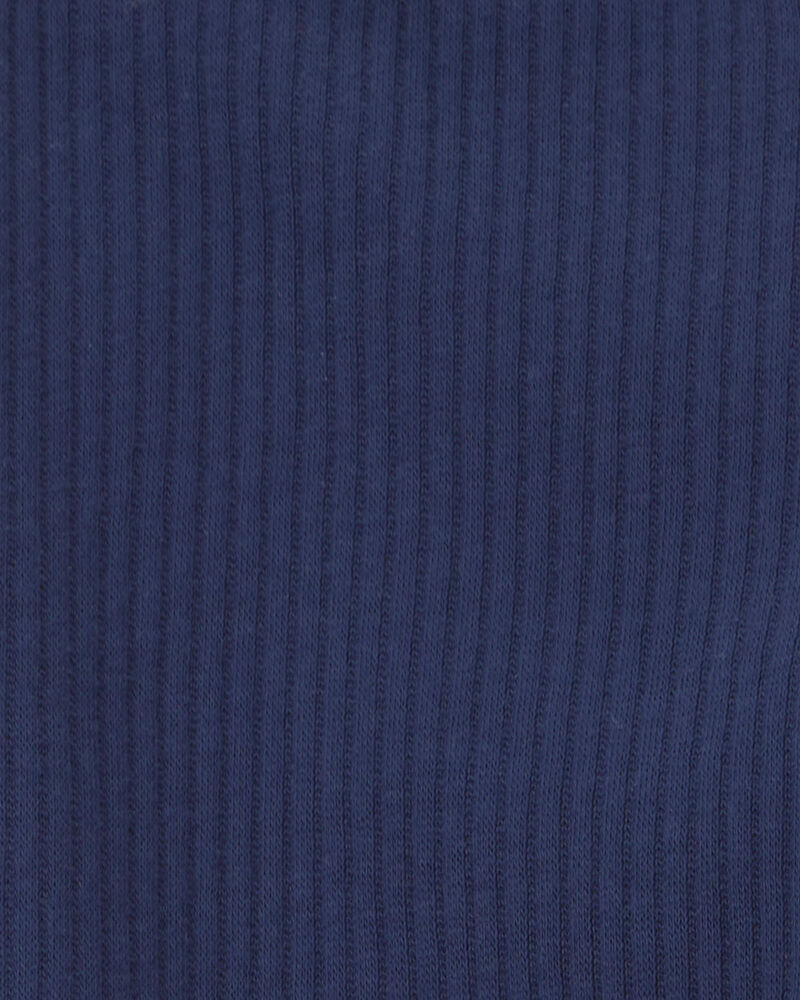 Toddler Girl Fleece Pull-On Stretch Leggings - Navy Blue, image 3 of 4 slides