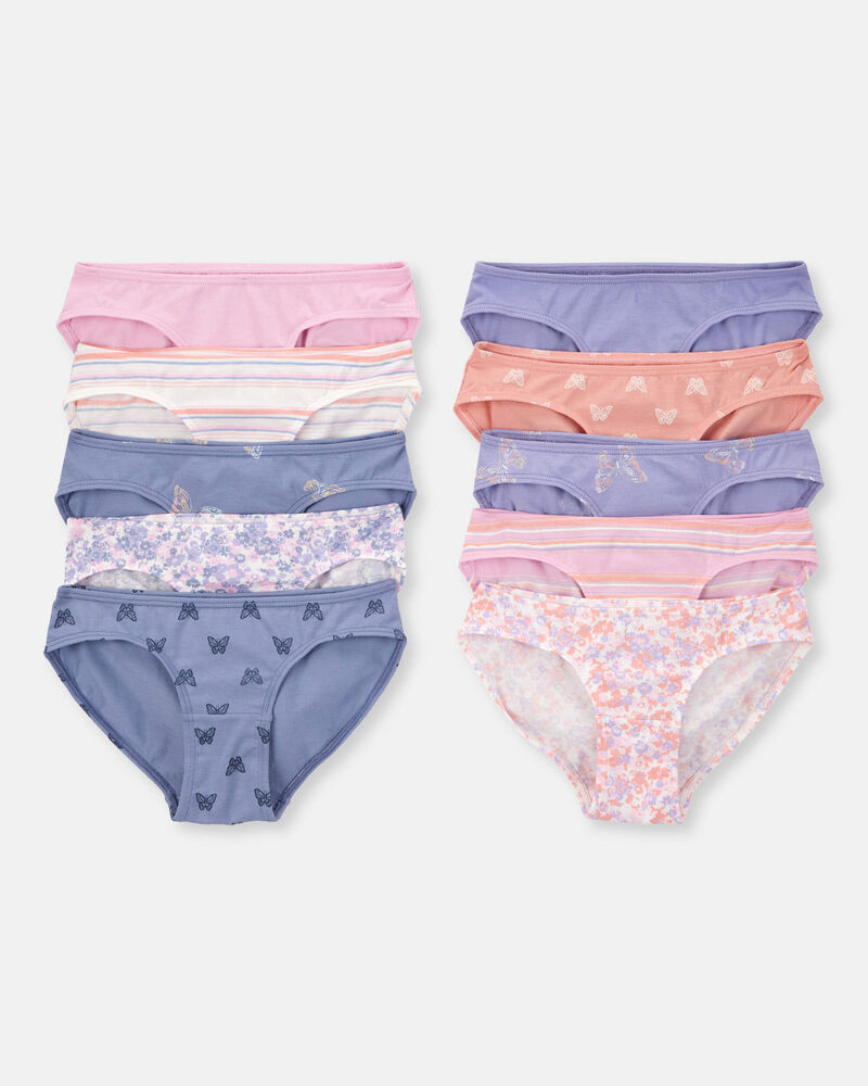 Kid 10-Pack Stretch Cotton Underwear, image 1 of 2 slides