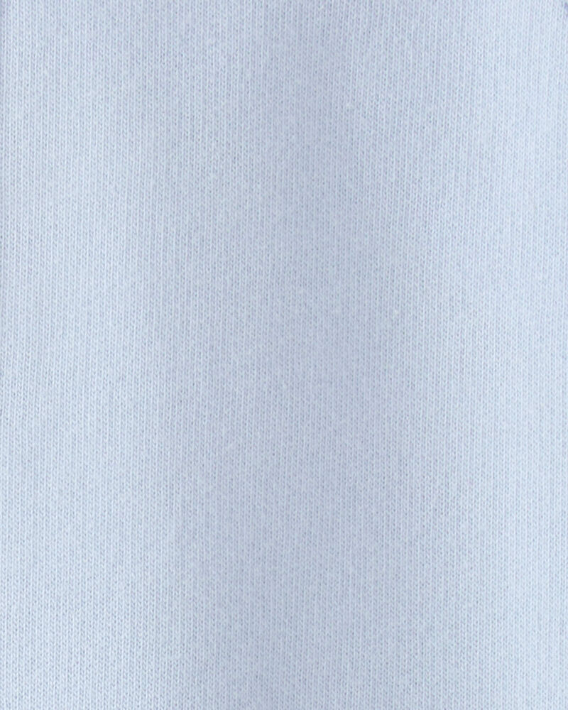 Baby Boy 2-Piece Easter Bunny Shortall Set - Blue/Cream, image 4 of 7 slides