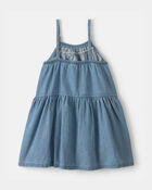 Tout-petit fille - Robe sans manches en chambray, image 2 sur 3 diapositives