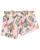 Toddler 2-Piece Floral Flutter Top & Poplin Shorts Set
, image 5 of 5 slides