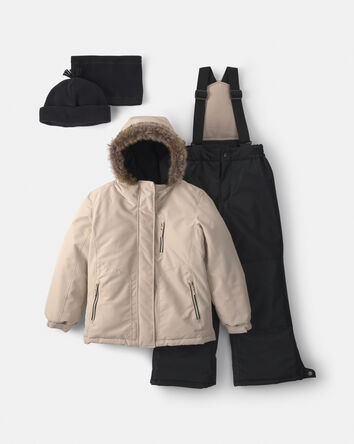 Filles - Habit de neige 2 pi&egrave;ces - Beige, 