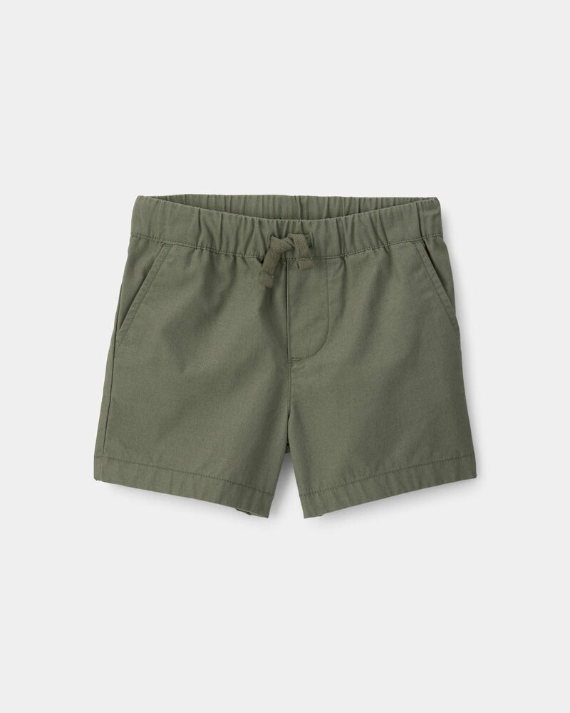 B&eacute;b&eacute; gar&ccedil;on - Toile Shorts - Vert, image 1 sur 3 diapositives