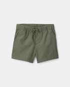 B&eacute;b&eacute; gar&ccedil;on - Toile Shorts - Vert, image 1 sur 3 diapositives