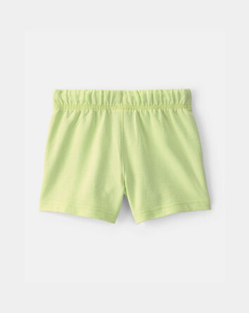 Baby Boy French Terry Shorts - Green, 