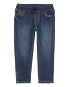 Toddler Pull-On Jeans, image 1 of 5 slides