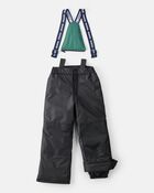 Boys 2-Piece Taslan Snowsuit Set - Green, image 5 of 12 slides