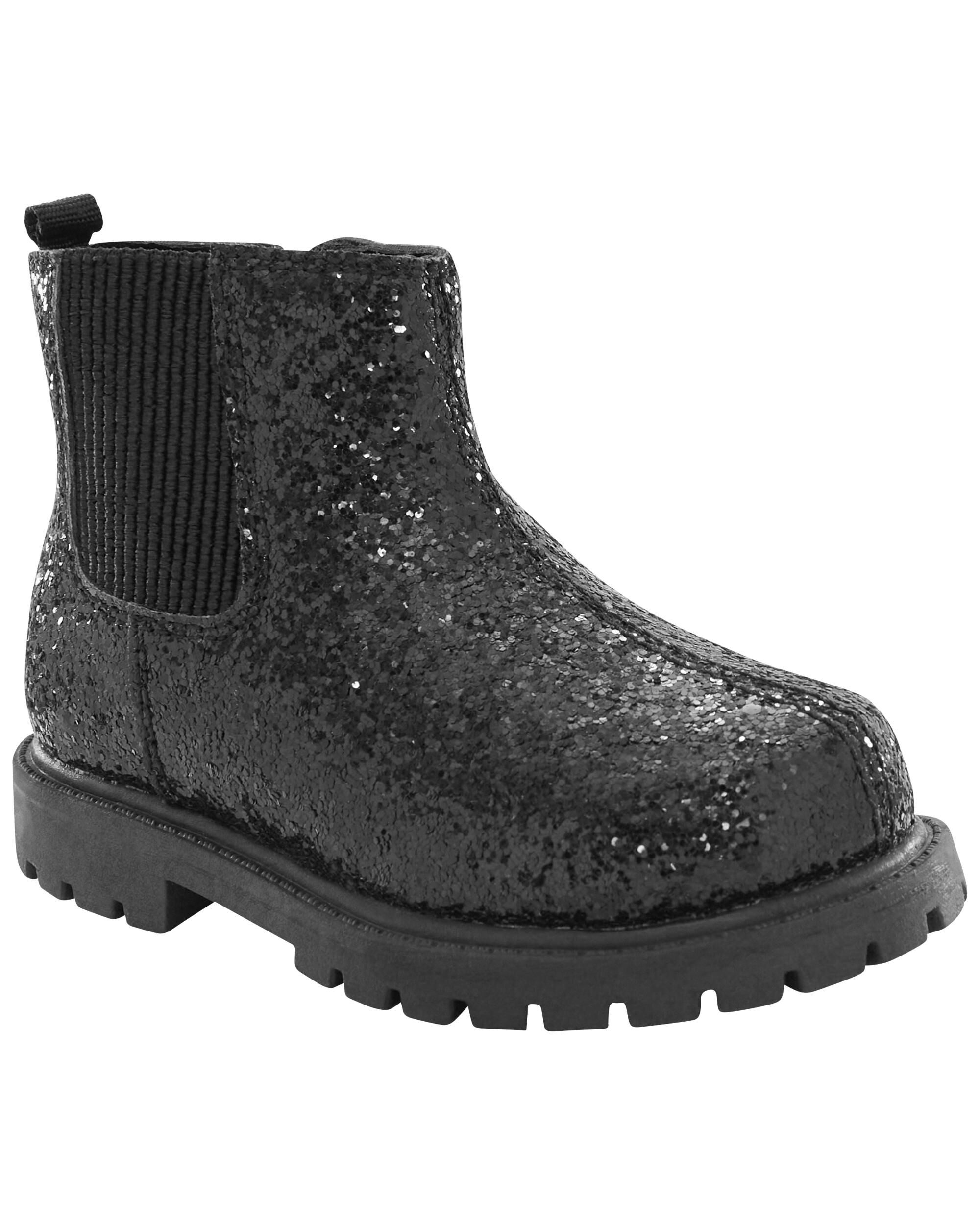 Kids Girls Kid Glitter Chelsea Boots 2Y Carter s