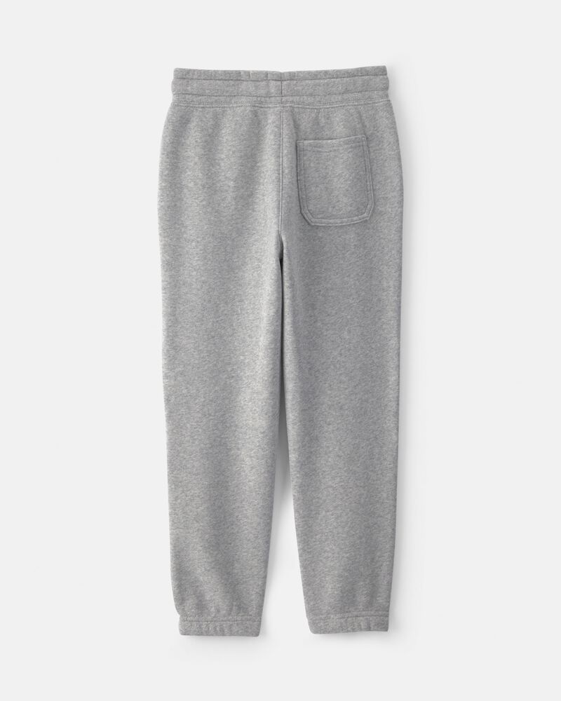 Boys Fleece Joggers - Grey, image 2 of 4 slides
