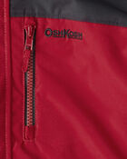 Boys Boy Parka Hooded Winter Jacket - Red, image 3 of 3 slides