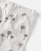 Kid 2-Piece Organic Cotton Pyjamas in Palm Trees, image 2 of 4 slides