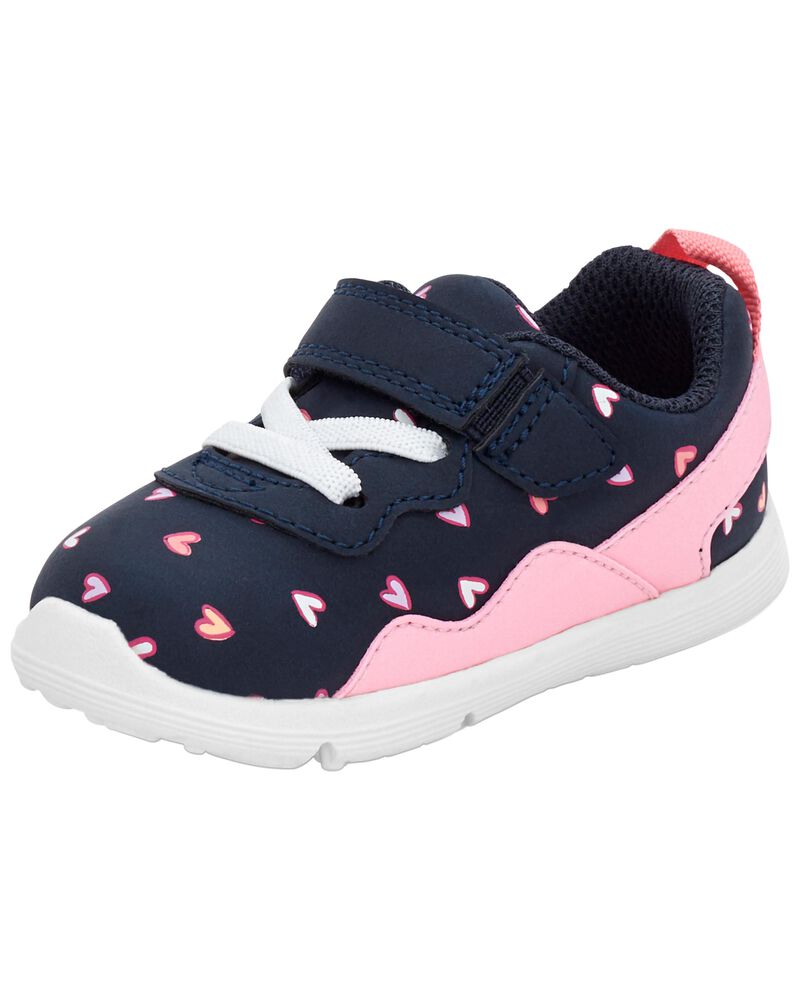  Every Step® First Walker Heart Athletic Sneakers - Navy, image 6 of 7 slides