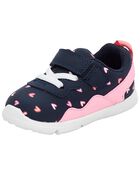  Every Step® First Walker Heart Athletic Sneakers - Navy, image 6 of 7 slides