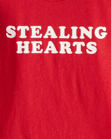 Toddler Boy Heart Long-Sleeve Graphic Tee - Red, 