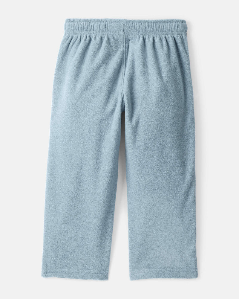 Toddler Boy Fleece Joggers - Blue, image 2 of 4 slides