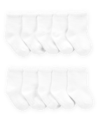Bébé 10 paires de chaussettes mi-mollet, image 1 sur 2 diapositives