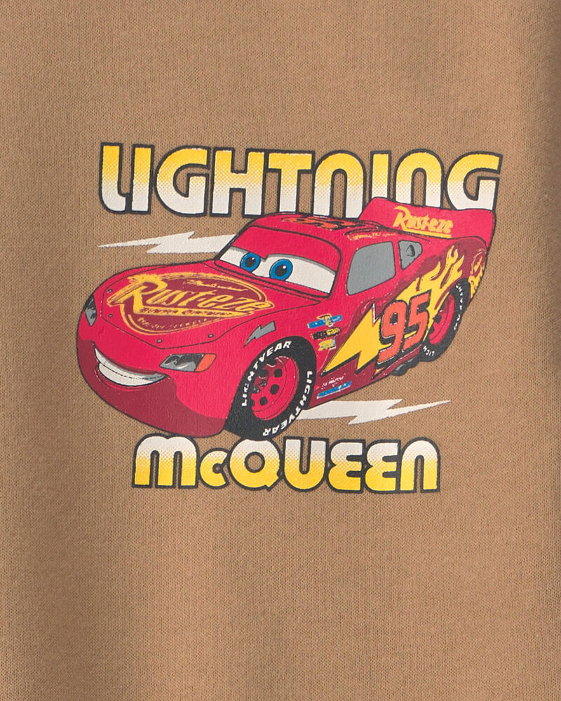 Toddler Boy 2-Piece Lightning McQueen Long-Sleeve Top & Pant Set - Brown, image 3 of 3 slides