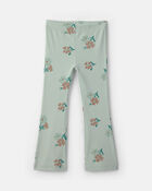 Baby Girl Floral Long-Sleeve Top & Pant Set - Green, image 2 of 4 slides