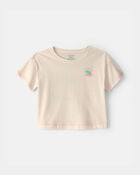 B&eacute;b&eacute; fille - T-shirts &agrave; imprim&eacute; &laquo;Where the Sun Never Sets&raquo; - Cr&egrave;me, image 1 sur 4 diapositives