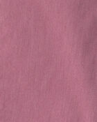 Filles - Pantalon &eacute;vas&eacute; en serg&eacute; &ndash; Mauve, image 3 sur 3 diapositives