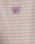 Baby Girl 3-Piece Bear Terry Layering Set - Purple, image 3 of 5 slides