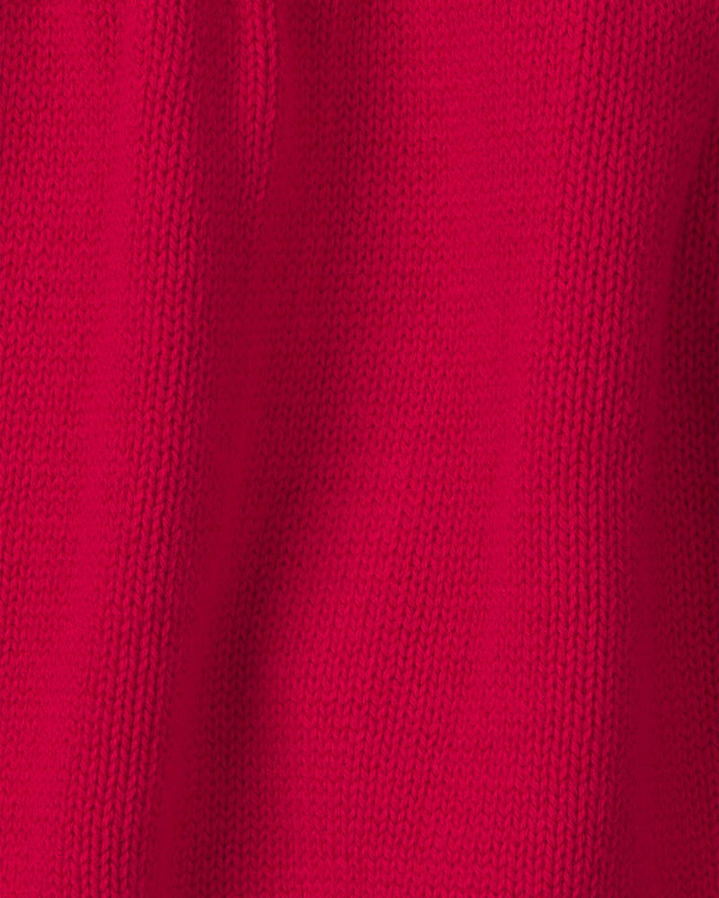 Baby Girl 3-Piece  Long-Sleeve Sweater Skirt Set - Red, image 4 of 5 slides