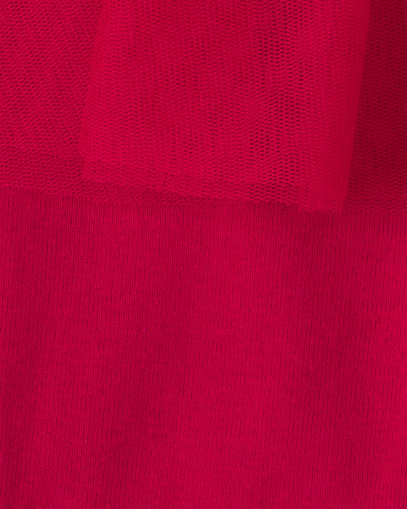 B&eacute;b&eacute; fille - Ensemble 2 pi&egrave;ces cache-couche manches longues &laquo;Santa's Littlest Love&raquo; et pantalon &agrave; tutu &ndash; Rouge/Cr&egrave;me, image 4 sur 4 diapositives