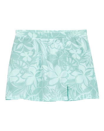 Enfant Jupe-short de golf à fleurs - Bleu, 
