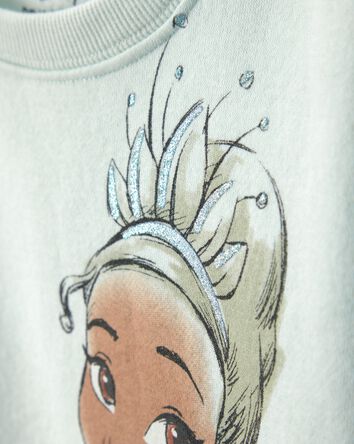 Toddler Girl Disney&copy; Tiana Fleece Pullover Sweatshirt - Green, 