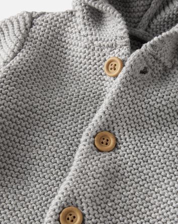 Baby Organic Seed Stitch Cardigan, 