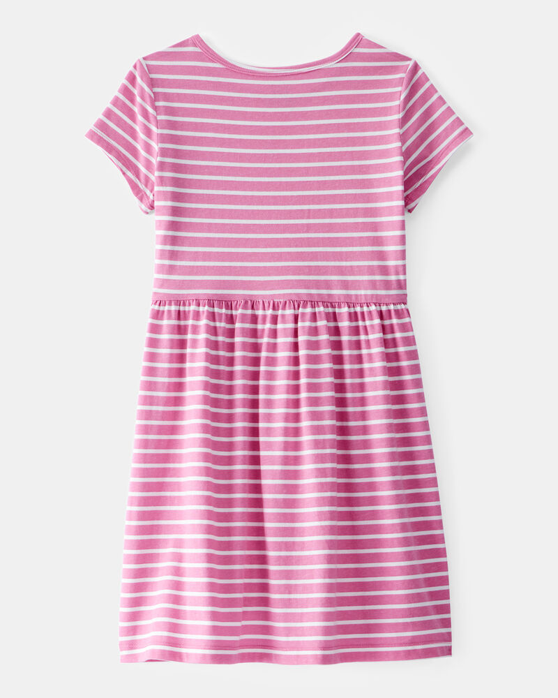 Girls Striped Dress, image 2 of 4 slides