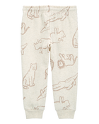 Bébé Pantalon à enfiler en molleton à motifs d’animaux - Gris, image 2 sur 4 diapositives