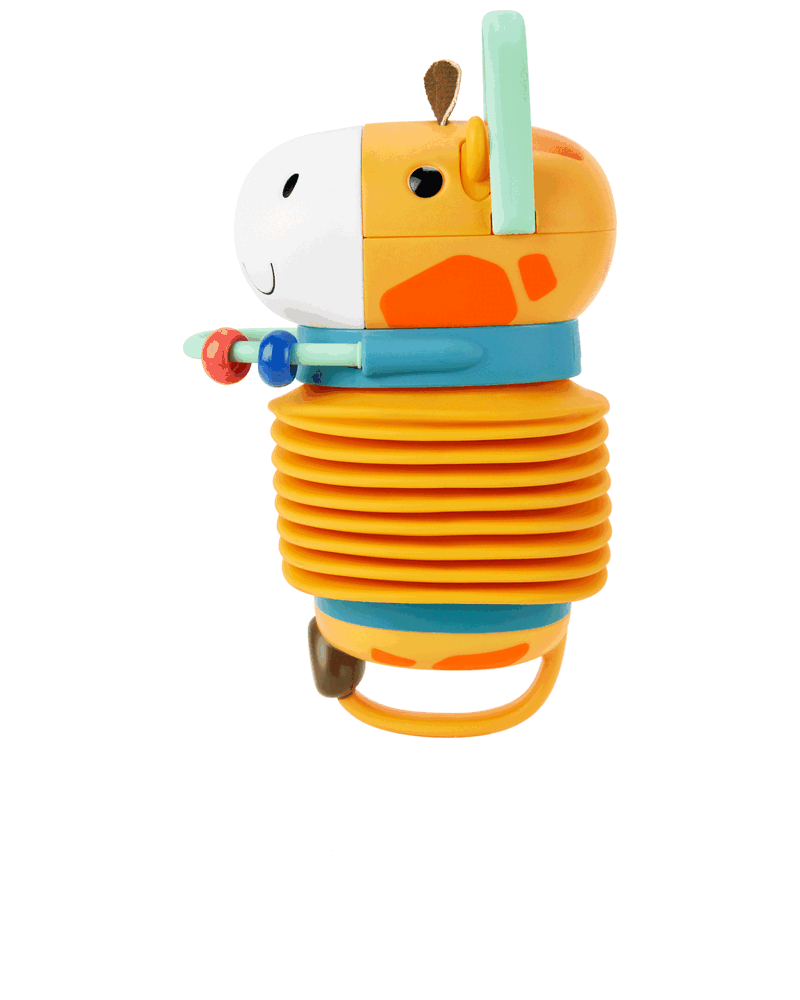 Jungle Beats Giraffe Accordion Baby Toy, image 1 of 6 slides