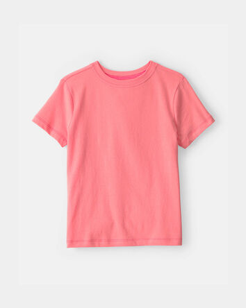 Jeune - T-shirt solide - Orange, 